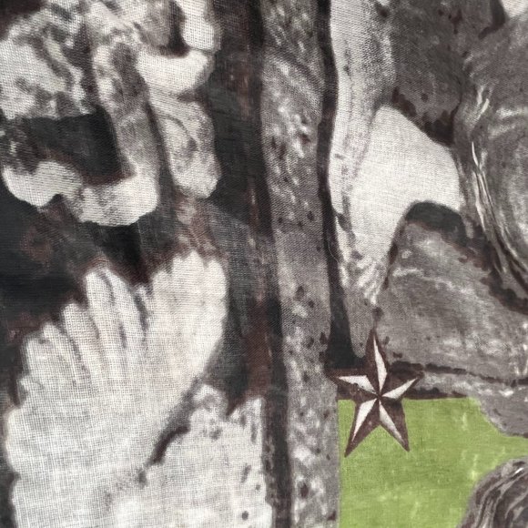 NWT Artistic Oversized Angel Wings Scarf by Sana – Handmade Elegance - Picture 5 of 16